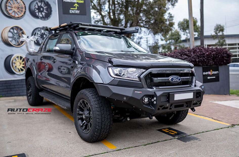FORD-RANGER-VAPOR-BLACK-MACHINED-WITH-DARK-TINT